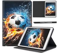 Case for Samsung Galaxy Tab A9+ / A9 Plus 11-Inch 2023, Slim PU Leather Stand Cover with Auto Wake/Sleep, Lightweight Full-Body Protective Case for Galaxy Tab A9+ 11" Tablet, Soccer Ball