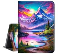 Case for Samsung Galaxy Tab A9 Plus 10.9-inch 2023,Slim Soft Shockproof TPU Silicone Protective Back Shell Case for Samsung A9 Plus Tablet Cover 11 inch 2023,Purple Forest Mountain