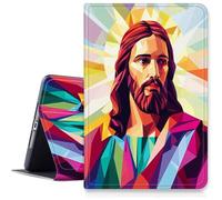 Case for Samsung Galaxy Tab A9 Plus/A9+ 11 Inch 2023 Tablet Case,Slim Multi-Angles Viewing Folio Stand Cover for Model SM-X210/X216/X218,Auto Wake/Sleep-Holy Jesus