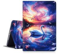 Case for Samsung Galaxy Tab A9 Plus/A9+ 11 Inch 2023 Tablet Case,Slim Multi-Angles Viewing Folio Stand Cover for Model SM-X210/X216/X218,Auto Wake/Sleep-Swan in The Lake