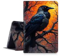 Case for Samsung Galaxy Tab A9 Plus/A9+ 11 Inch 2023 Tablet Case,Slim Multi-Angles Viewing Folio Stand Cover for Model SM-X210/X216/X218,Auto Wake/Sleep-Raven Crows on The Tree