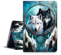 Case for Samsung Galaxy Tab A9 Plus/A9+ 11 Inch 2023 Tablet Case,Slim Multi-Angles Viewing Folio Stand Cover for Model SM-X210/X216/X218,Auto Wake/Sleep-Dream Catcher Wolvies