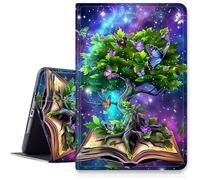 Case for Samsung Galaxy Tab A9 Plus/A9+ 11 Inch 2023 Tablet Case,Slim Multi-Angles Viewing Folio Stand Cover for Model SM-X210/X216/X218,Auto Wake/Sleep- Green Tress Glowing from a Book