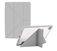 Case for Samsung Galaxy Tab S10 FE 10.9 inch 2025 / S9 FE 5G 10.9'' / S9 11 inch 2023,Origami Design with 5 Adjustment Positions, Clear Transparent Back Acrylic Cover