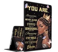 Case for Samsung Galaxy Tab S10 FE Plus, Multi-Angle Smart Stand Cover Auto Sleep/Wake for Galaxy Tab S10 FE+ 13.1 Inch (SM-X620/SM-X626B) 2025，African Americans Women Black Queen