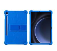 Case for Samsung Galaxy Tab S10 Lite 10.9 inch SM-X400/X406B Tablet - Kids Friendly Shockproof Silicone Soft Shock Proof Protective Cover with PC Adjustable Stand (Dark Blue)