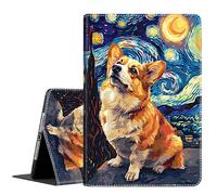 Case for Samsung Galaxy Tab S10 Lite/ S10 FE 2025/ S9 FE 5G 10.9 Inch/Tab S9 11 Inch 2023, Durable Shockproof Protective Cover for Galaxy Tab S10 Lite, Corgi Under The Night Sky