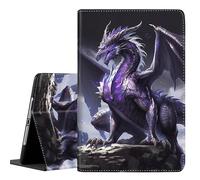 Case for Samsung Galaxy Tab S10 Lite/ S10 FE 2025/ S9 FE 5G 10.9 Inch/Tab S9 11 Inch 2023, Durable Shockproof Protective Cover for Galaxy Tab S10 Lite ，Purple Dragon
