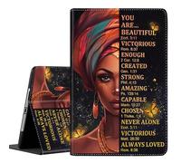 Case for Samsung Galaxy Tab S10 Lite/ S10 FE 2025/ S9 FE 5G 10.9 Inch/Tab S9 11 Inch 2023, Durable Shockproof Protective Cover for Galaxy Tab S10 Lite ，African American Women Inspirational Quotes