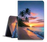 Case for Samsung Galaxy Tab S10 Plus/ S9 FE Plus/ S9 Plus 5G Tablet 12.4" PU Leather Smart Protective Cover with Auto Sleep/Wake,Beautiful Sunset