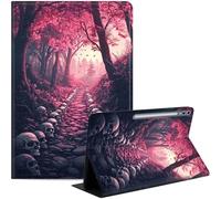 Case for Samsung Galaxy Tab S10 Plus/ S9 FE Plus/ S9 Plus 5G Tablet 12.4'', Slim PU Leather Stand Cover with Auto Wake/Sleep, Multi-Angle Viewing & Shockproof, Skulls Leading