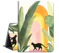 Case for Samsung Galaxy Tab S10 Plus/ S9 FE Plus/ S9 Plus 5G Tablet 12.4'',Slim Soft Shockproof TPU Silicone Protective Back Shell Case for Galaxy Tab S9 Plus,Cute Black Cat