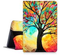 Case for Samsung Galaxy Tab S10 Ultra (2024 Release) / S9 Ultra (2023 Release) 14.6 inch/S8 Ultra PU Leather Smart Protective Cover with Auto Sleep/Wake,Colorful Trees