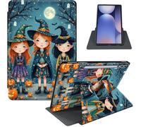 Case for Samsung Galaxy Tab S10 Ultra (2024)/Tab S9 Ultra (2023) 14.6-Inch, PU Leather Stand Cover with Auto Sleep/Wake, Shockproof TPU Back, Witches Trio