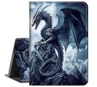 Case for Samsung Galaxy Tab S10 Ultra 2024 / Tab S9 Ultra 2023 / Tab S8 Ultra 2022,Soft Shockproof TPU Silicone Protective Back Shell Case,Red Eyes Dragon