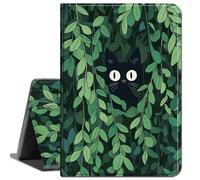 Case for Samsung Galaxy Tab S10 Ultra 2024 / Tab S9 Ultra 2023 / Tab S8 Ultra 2022,Soft Shockproof TPU Silicone Protective Back Shell Case,Black Jungle Cat