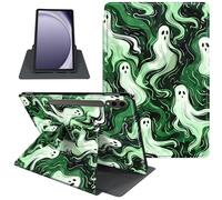 Case for Samsung Galaxy Tab S10 Ultra/Tab S9 Ultra 14.6-Inch, 360 Degree Rotating Folio Stand Smart Cover for Galaxy Tab S10 Ultra/ S9 Ultra 14.6'', Auto Sleep/Wake, Swirling Ghost