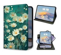 Case for Samsung Galaxy Tab S11 5G 11 Inch 2025 Slim PU Leather 360 Degree Rotating Multi-Angle Viewing Stand Cover with Auto Wake/Sleep for Samsung Tab S11 5G SM-X730/SM-X736B, Small Daisys