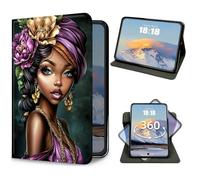 Case for Samsung Galaxy Tab S11 Ultra 14.6 Inch 2025 Slim PU Leather 360 Degree Rotating Adjustable Folio Multi-Angle Viewing Smart Stand Protective Cover with Auto Wake/Sleep,African American Women