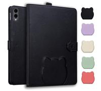 Case for Samsung Galaxy Tab S11 Ultra 2025 14.6 Inch Shockproof Kickstand Cover 3D Cute Cats Shaped with Metal Crossbody Strap/S-Pen Holder for Samsung Galaxy Tab S11 Ultra 2025,Black