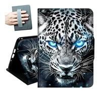Case for Samsung Galaxy Tab S11 Ultra 5G 14.6 Inch 2025,with Hand Straps and Auto Wake/Sleep PU Leather Slim Multiple Angles Stand Smart Cover for Samsung Tab S11 Ultra,Gray Animal Tiger