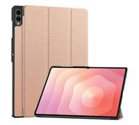Case For Samsung Galaxy Tab S11 Ultra SM-X930/SM-X936 2025 14.6" | Three Folding Stand Funda, Slim & Lightweight Tablet Cover with Auto Sleep/Wake(Rose gold)