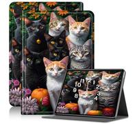 Case for Samsung Galaxy Tab S5e 10.5 2019 Model SM-T720/T725/T727, Adjustable Stand Galaxy Tab S5e Case, PU Leather Cover with Auto Sleep/Wake for Galaxy T720 Tablet Case, Cats