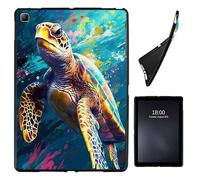 Case for Samsung Galaxy Tab S5e 10.5 2019 Model SM-T720/T725/T727,Slim Soft Shockproof TPU Silicone Protective Back Shell Case for Galaxy Tab S5e 10.5 inch Tablet,Watercolor Turtles