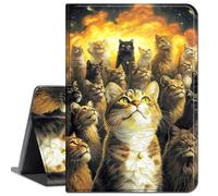 Case for Samsung Galaxy Tab S5e 10.5 2019 Model SM-T720/T725/T727,Slim Soft Shockproof TPU Silicone Protective Back Shell Case for Galaxy Tab S5e,Cute Brown Black Cat