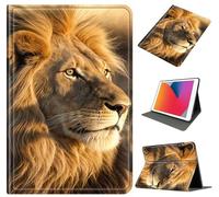 Case for Samsung Galaxy Tab S5e 10.5 Inch 2019 (SM-T720/T725), Slim PU Leather Folio Stand Cover with Auto Sleep/Wake, Shockproof Protective Shell for Galaxy Tab S5e Tablet, African Lion