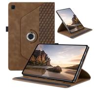Case for Samsung Galaxy Tab S6 Lite 2024/2022/2020 10.4 Inch, PU Leather Case, 360 Degree Rotating Stand Case, Auto Sleep/Wake Magnetic Protective Case for P620/P625/P613/P619/P610/P615, Brown