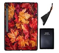 Case for Samsung Galaxy Tab S8 Plus 2022 / S7 FE 2021 / S7 Plus 2020 12.4-Inch,Soft Shockproof TPU Silicone Protective Back Shell Case for Galaxy Tab S7FE,12.4" Tablet,Maple Leaf