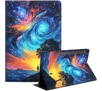 Case for Samsung Galaxy Tab S9 11 Inch/Tab S9 FE 5G 10.9 Inch, Slim PU Leather Stand Cover with Auto Wake/Sleep, Multi-Angle Viewing & Shockproof, Vast Sky