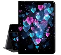 Case for Samsung Galaxy Tab S9 FE Plus /S9 Plus Tablet 12.4'' 2023,Slim Lightweight Smart Shell Stand Cover with Auto Wake/Sleep Case for Galaxy Tab S9 Plus 5G 12.4 inch 2023,Color Glitter Love Hearts
