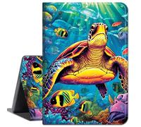 Case for Samsung Galaxy Tab S9 FE Plus / S9 Plus Tablet 12.4'' 2023,Slim Lightweight Smart Shell Stand Cover with Auto Wake/Sleep Case for Galaxy Tab S9 Plus 5G 12.4 inch 2023,Sea Turtles in Ocean