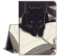 Case for Samsung Galaxy Tab S9/ S9 FE 5G Tablet Case,Slim Lightweight Smart Shell Stand Cover with Auto Wake/Sleep Case for Galaxy Tab S9 FE 10.9''/ S9 11'',Cute Black Cat