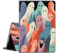 Case for Samsung Galaxy Tab S9 Ultra 2023/S8 Ultra 14.6 Inch 2022 (Model SM-X910/X916B/X918U/X900/X906), JANENFNA Leather Multiple Angle Cover with Auto Sleep/Wake, Colorful Smiling