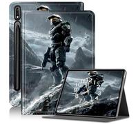 Case for Samsung Galaxy Tab S9 Ultra/S8 Ultra 14.6", Slim PU Leather Adjustable Stand Galaxy Tab S9 Ultra Case, with Auto Sleep/Wake Smart Anti-Fall Cover for Tab S9 Ultra Case, Doomsday Warrior
