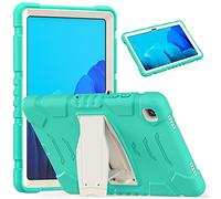 Case for Samsung Tab A7 10.4 2020, Case with Pen Holder Kickstand Foldable Hybrid PC Silicone Shockproof Protective Case for Samsung Galaxy Tab A7 T505/T500/T507