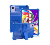 Case for Semeakoko Tablet Android 14 10.1 Inch Tablet,daunke Soft hollow silicone case,with Folding Stand,Lightweight Shockproof,Anti-Scratch,All-Around Protection,Blue