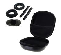 Case + Earpads for Sennheiser HD 25 HD 25-1 HD 25-1 II -, Black Case