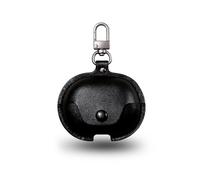 Case for Shokz OpenDots ONE E310 Wireless Earbuds,Daunke PU Leather Soft Protective Cover,Includes a Carabiner to Prevent Loss,Drop-Proof,waterproof,Lightweight and Portable,Black