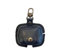 Case for SHOKZ OpenDots ONE Wireless Earbuds, yystao PU Leather Protective Cover With Carabiner, Dustproof, Shockproof & Durable, Blue