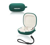 Case for SHOKZ OpenFit 2+ Wireless Earbuds, yystao Soft Silicone Protective Cover compatible with SHOKZ T921, With Lanyard, Dustproof, Shockproof & Durable, Green