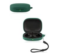 Case for Shokz OpenFit Pro Wireless Earbuds, yystao Soft Silicone Protective Cover compatible with Shokz OpenFit Pro, With Lanyard, Dustproof, Shockproof & Durable, Green