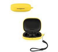 Case for Shokz OpenFit Pro Wireless Earbuds, yystao Soft Silicone Protective Cover compatible with Shokz OpenFit Pro, With Lanyard, Dustproof, Shockproof & Durable, Yellow
