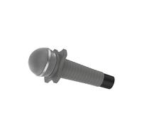 Case for Shure SM58 Cardioid Dynamic Vocal Microphone, WUNIAK Soft Silicone Protective Portable Scratch Shock Resistant Shell，Dark Gray