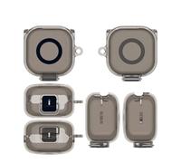 Case For Sony LinkBuds Clip WF-LC900 Headphones TPU Case Simple Transparent and Shock-Resistant (clear gray)