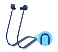 Case for Sony WF-1000XM5, Bluetooth Headset Anti-Loss Silicone Lanyard, Headphone Non-Slip Sweatproof Neck Strap (Blue)