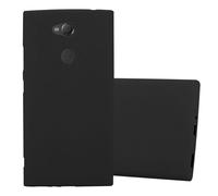 cadorabo Case works with Sony Xperia XA2 in FROST BLACK - Shockproof and Scratch Resistant TPU Silicone Cover - Ultra Slim Protective Gel Shell Bumper Back Skin